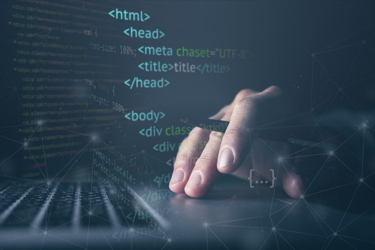 Coding concept collage