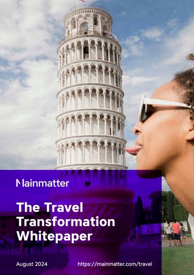 Title page of Mainmatter's Travel Transformation whitepaper