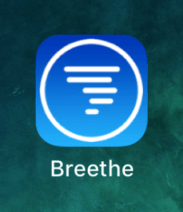 The Breethe app icon on the home screen